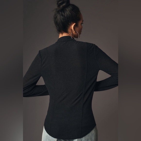 Anthropologie Long-Sleeve Textured Button-Front Blouse - Picture 11 of 14